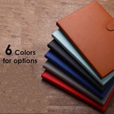 PU Leather Journal A4 Notebook Lined Paper Writing Diary Planner 288 Pages-image