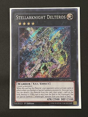 Stellarknight Delteros MP15 1st Edition Near Mint Secret Rare-image