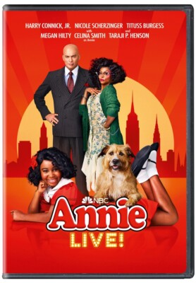 ANNIE Harry Connick Jr New Sealed Ltd Ed 2024 ANNIE LIVE MUSICAL DVD-image