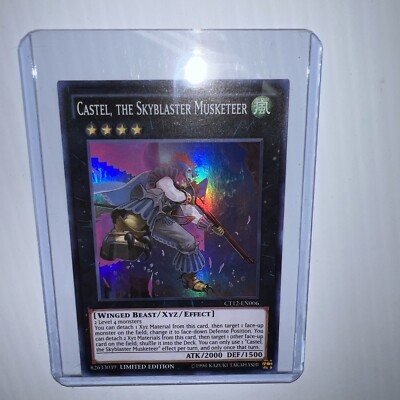 Yu-Gi-Oh! TCG Castel, the Skyblaster Musketeer 2015 Mega-Tin CT12-EN006 Limited-image