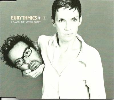 Annie Lennox EURYTHMICS I saved the World Today w/ 2 RARE LIVE CD Single SEALED -image