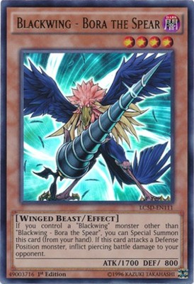 Yugioh! LP Blackwing - Bora the Spear - LC5D-EN111 - Ultra Rare - 1st Edition Li-image