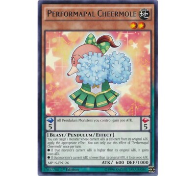 Yugioh - Performapal Cheermole (Rare) (1st Edition) - MP15-EN126 P-image