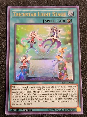 Yu-Gi-Oh! TCG Trickstar Light Stage 2018 Mega-Tin Mega Pack MP18-EN069 1st LP-image