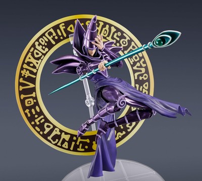 S.H.MonsterArts Yu-Gi-Oh! Duel Monsters DARK MAGICIAN Action Figure NEW-image