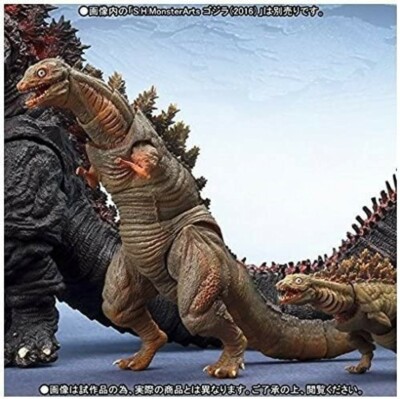 Bandai figure Second & Third Set S.H.MonsterArts Godzilla 2016 from Japan (USED)-image