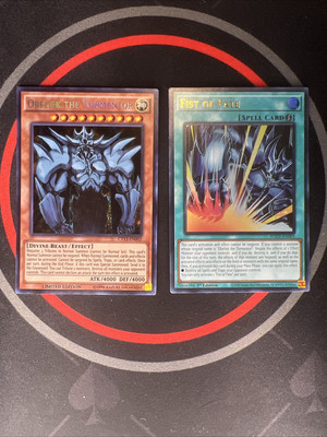 Yugioh Obelisk the Tormentor CT13-EN002 & Fist Of Fate EGO1-EN003 Combo NM-image
