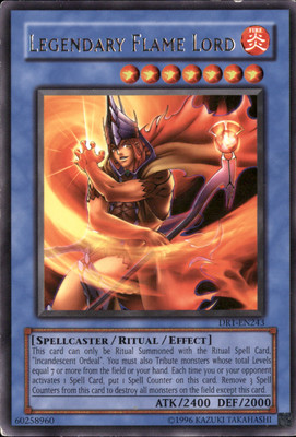 Legendary Flame Lord rare DR1-EN243 Yugioh-image