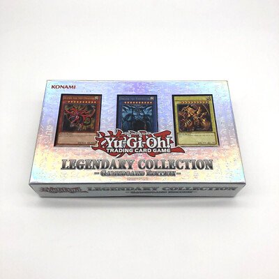 Yugioh TCG Legendary Collection Box & (2) Gameboard Playmats-image