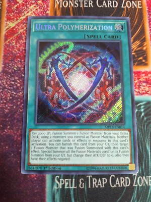 Yu-Gi-Oh! Ultra Polymerization MP18-EN014 Secret Rare 1st Edition Near Mint-image