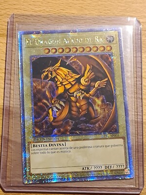 The Winged Dragon of Ra (V.2 Quarter Century Secret Rare●YUGIOH●LC25●SPANISH●NM-image