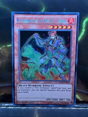 Brotherhood of the Fire Fist - Coyote MP14-EN054 (secret) 1st Ed NM (slot#275)-image