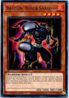 Battlin' Boxer Shadow #LD10-EN056 Yugioh Lightly played 1st Edition-image