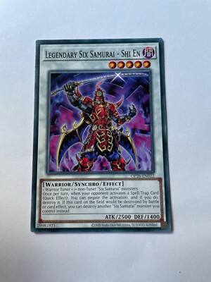OP26-EN022 Legendary Six Samurai - Shi En Common Unl Edition NM Yugioh Card-image