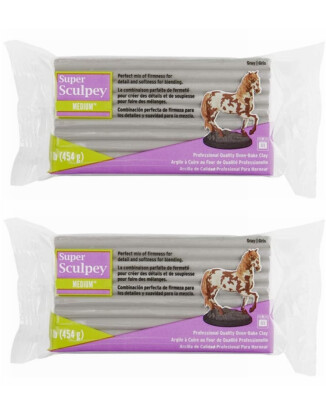 M02879x2-FS MOREZMORE 2 lb Super Sculpey Medium Blend Polymer Clay-image