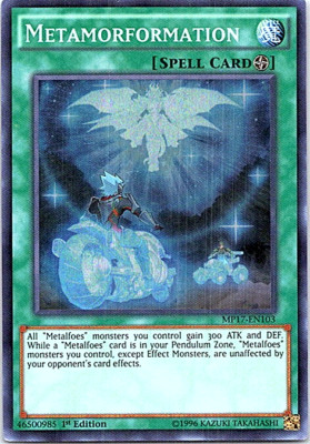 Metamorformation MP17-EN103 Yu-Gi-Oh! Light Play 1st Edition-image
