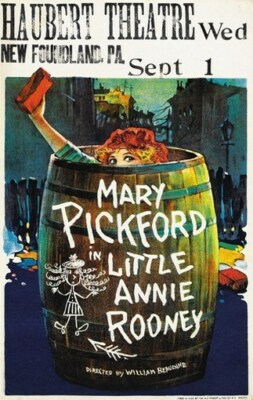 LITTLE ANNIE ROONIE MOVIE POSTER Mary Pickford VINTAGE-image
