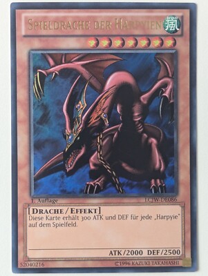 Game Dragon of the Harpies LCJW-EN086 Ultra Rare German NM YUGIOH-image