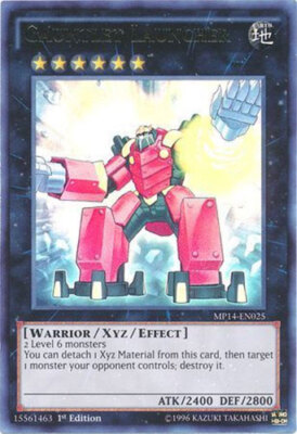 Yu-Gi-Oh Card - MP14-EN025 - GAUNTLET LAUNCHER (ultra rare holo) - NM/M-image