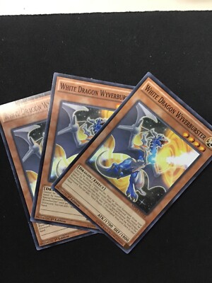 3x White Dragon Wyverburster - MP14-EN184 - Common NM 2014 Mega Tins-image