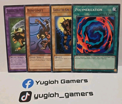 YUGIOH CHIMERA THE FLYING MYTHICAL BEAST SET LIGHT PLAYED DIFFERENT SETS -image