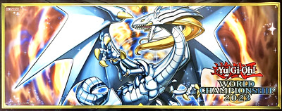 Yugioh Official Playmat Legendary Dragon of White WCS 2023 Duel Set Japanese NEW-image
