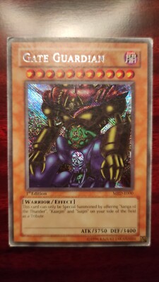 Yu-Gi-Oh! TCG Gate Guardian Metal Raiders MRD-E000 First Edition Secret Rare-image