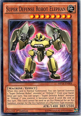 Super Defense Robot Elephan MP14-EN064 Yu-Gi-Oh! Light Play 1st Edition -image