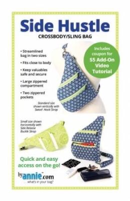 Side Hustle Crossbody/Sling Bag pattern by Annie Unrein from Patterns byAnnie-image