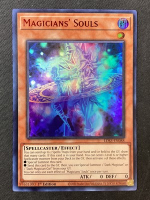 Yu-Gi-Oh TCG #LDS3-EN088 Magicians' Souls (Red) 1st Edition Ultra Rare NM-image