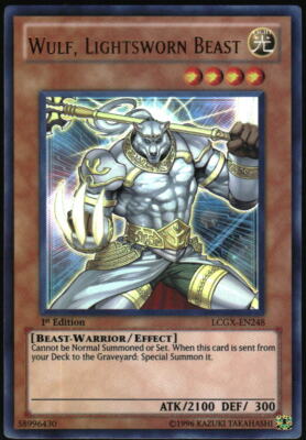 Yu-Gi-Oh! - Wulf, Lightsworn Beast 2011 LCGX-EN248 Ultra Rare 1st Edition-image