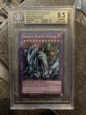 Dragon Master Knight LCKC-EN065 Secret Rare NM Yu-Gi-Oh! BGS 9.5-image