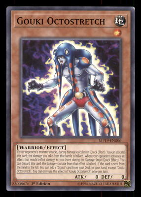 Yugioh Gouki Octostretch #MP19-EN006 2019 Gold Sarcophagus Tin Mega Pack LP-image