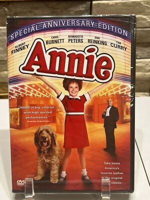 ANNIE: ALBERT FINNEY CAROL BURNETT FULL SCREEN COLOR PG HD COMEDY (NEW& SEALED)-image