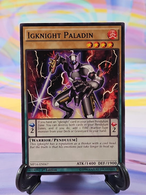 Yu-Gi-Oh TCG Card | Igknight Paladin MP16-EN067 First Edition-image