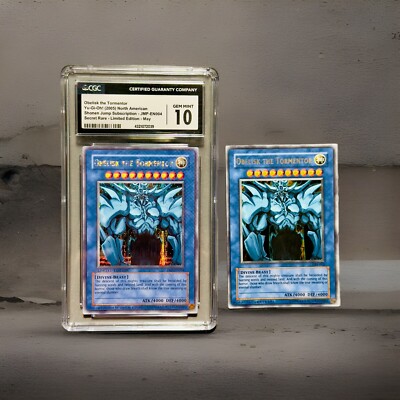 2005 Obelisk The Tormentor Egyptian God Cards Shonen JMP Promo Yugioh CGC 10 GMT-image