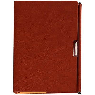 System Planner Cover, A5 Size, 6 Holes, 6 Rings, Pu Leather, For Men, Women, St_-image