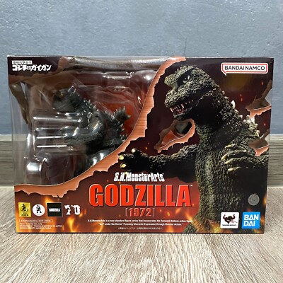 BANDAI S.H. MonsterArts Godzilla vs Gigan - Godzilla 1972 - Action Figure NEW-image