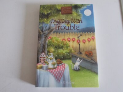 Chocolate Shoppe Mysteries Trifling With Trouble 1st Edition Printing Error OOAK-image
