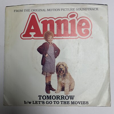B101 Annie: Aileen Quinn & The Orphans: Tomorrow, 1982 Columbia 18-02951 - PROMO-image