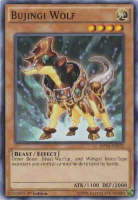 Bujingi Wolf - MP14-EN072 - Common - 1st Edition NM YuGiOh!  2014 Mega-Tin Mega -image