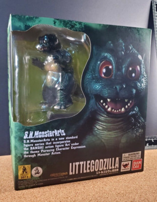 Bandai S.H. MonsterArts 2012 Baby Little Godzilla & Crystal Action Figure 73666-image