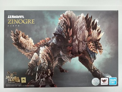 Bandai S.H.Monsterarts Zinogre Monster Hunter Action Figure New-image