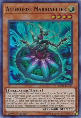 Altergeist Marionetter - MP18-EN113 - Ultra Rare - 1st Edition - Lightly Played-image