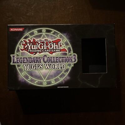 EMPTY BOX ONLY YuGiOh Legendary Collection 3 Yugi’s World Booster Box Only-image