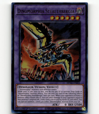 Yugioh Dinomorphia Stealthbergia 25th Anniv. Tin: Dueling Heroes Mega Pack-image