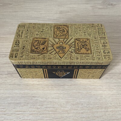 Yu-Gi-Oh! Mega Tin 2022 - Tin of the Pharaoh's Gods EMPTY TIN Card Storage-image