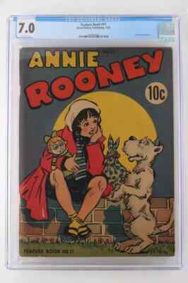 Feature Book #11 - CGC 7.0 -McKay 1938- Little Annie Rooney - Single HIGHEST!-image