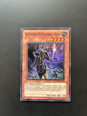 Yu-Gi-Oh! STOR-EN020 Legendary Six Samurai - Kizan (UL) Super Rare, LIGHT PLAY-image