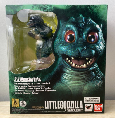 Bandai S.H.Monsterarts LITTLE GODZILLA Tamashii Nations Figure Used Complete-image